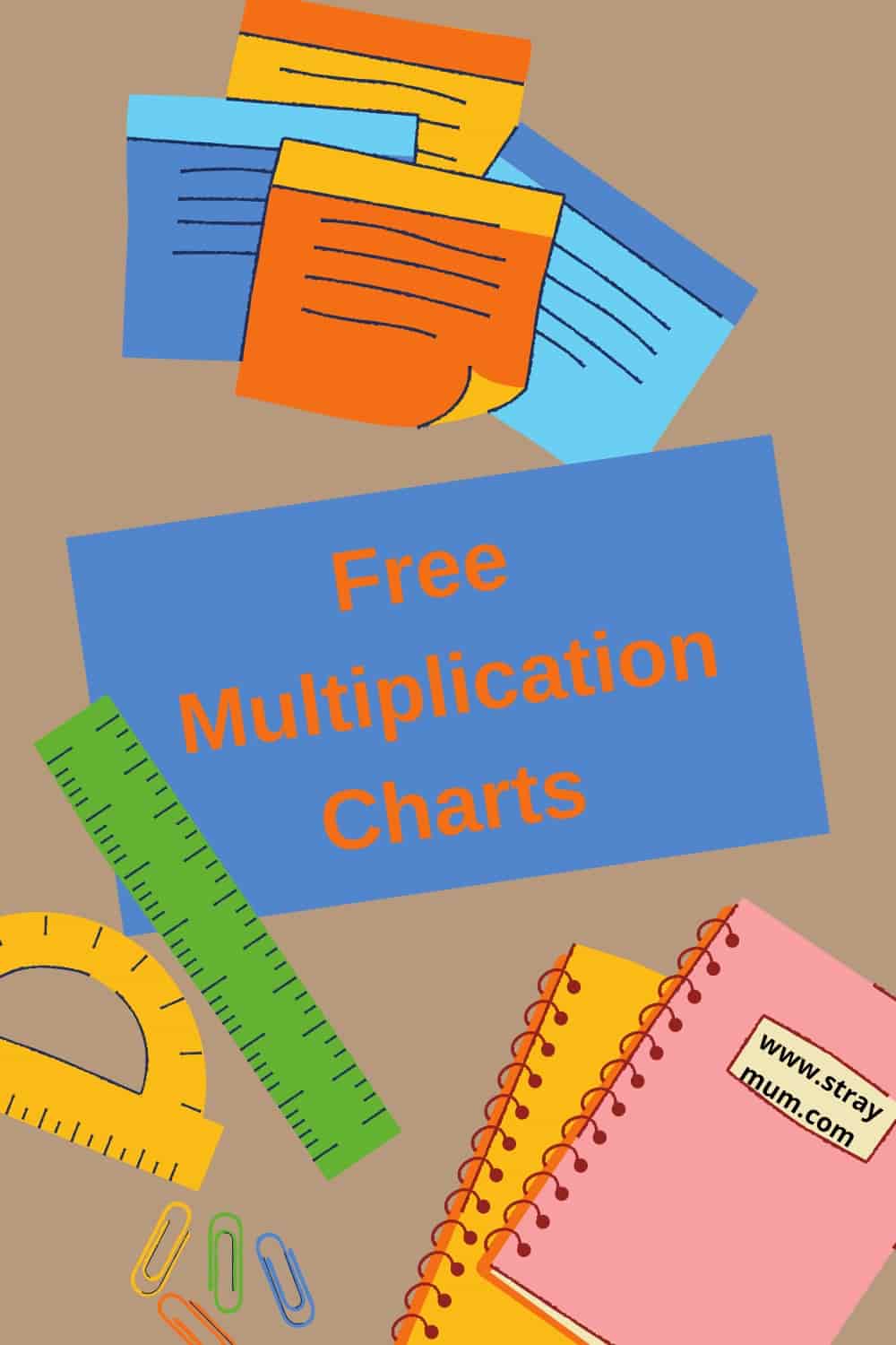 Free Printable Multiplication Charts - Stray Mum