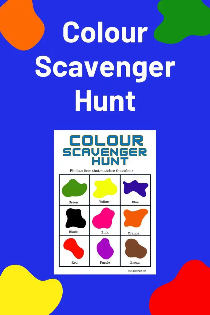 Colour Scavenger Hunt! - Stray Mum